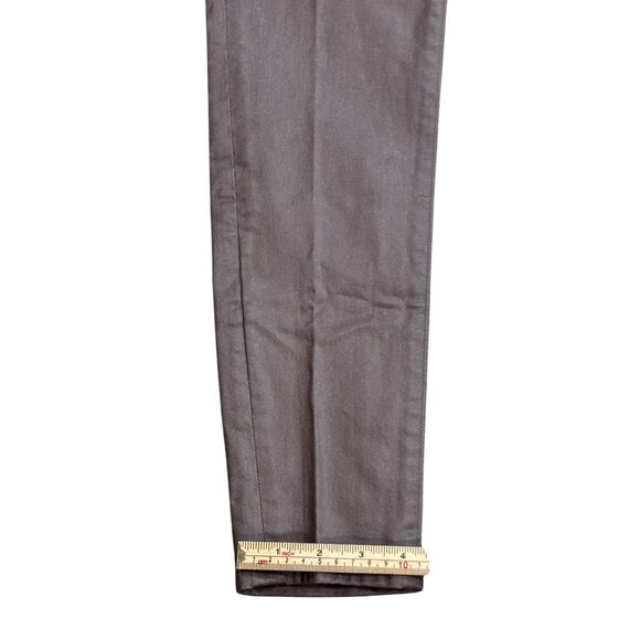 Express Skinny High Rise Womens Pants 4R Conscious Edit Beige Cotton Blend Made - Picture 8 of 11